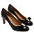Salvatore Ferragamo Lack-Pumps Schwarz