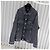 Balenciaga Blauer Logo Bomber Trucker Denim Jacket Schwarz - Ansicht 3