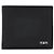 Tod's Silver Logo Bi-Fold Wallet Black UGA