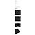 Tod's Silver Logo Bi-Fold Wallet Black UGA - view 2