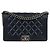 Chanel Boy Flap Bag Large Schwarz Vintage Silver Series