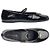 Prada Ballerine in vernice Nappalak con logo Triangle Nero