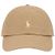 Ralph Lauren Kappe mit besticktem Pony-Logo Camel Braun