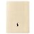 Ralph Lauren Sciarpa a coste classica con ricamo pony Cream Bianco