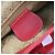 Gucci Vintage Bamboo Leather Mini Rosso - vista 6