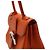Delvaux Mini borsa tote in pelle arancione con tracolla crossbody - vista 13