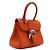 Delvaux Mini borsa tote in pelle arancione con tracolla crossbody - vista 3