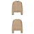 Ralph Lauren Strickjacke mit besticktem Logo und Zopfmuster für Damen (Beige) Braun - Ansicht 3