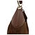 Gucci Borsa a tracolla Hobo da donna Medium in camoscio marrone con logo GG - vista 9