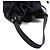 Tote Prada Borsa a secchiello e borsa a tracolla Bella in tessuto blu navy con metallo dorato - vista 11