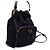 Tote Prada Borsa a secchiello e borsa a tracolla Bella in tessuto blu navy con metallo dorato - vista 3