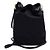 Tote Prada Borsa a secchiello e borsa a tracolla Bella in tessuto blu navy con metallo dorato - vista 4