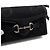 Horsebit 1955 Gucci Mini borsa a tracolla Horsebit in canvas GG nero - vista 9