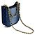 Chanel Borsa Hobo Shablin Denim con catena CC dorata, tote e borsa a tracolla Blu - vista 11