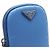 Prada Mini borsa a tracolla e crossbody unisex in nylon Tessuto blu con logo - vista 9