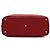 Hermès Saco Tote em couro vermelho com ferragens prateadas Bolide - vista 7