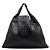 Bottega Veneta Borsa Tote e a Tracolla Hop Large in Pelle Intrecciato Nera Nero - vista 4