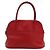 Hermès Borsa Tote Red Swift Bolide con Hardware Argento e Tracolla in Tessuto Rosso - vista 2