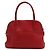 Hermès Borsa Tote Red Swift Bolide con Hardware Argento e Tracolla in Tessuto Rosso - vista 5
