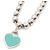 Tiffany & Co Bracciale a perle con ciondolo a cuore blu Return to Tiffany in argento da donna - vista 2