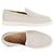 Tod's Pebble Tab Suede Loafer Gray Braun