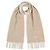 Ralph Lauren Sciarpa classica in lana con ricamo pony Beige Marrone