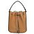 Tod's Borsa Bucket Timeless Logo Camel Marrone
