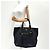 Prada Borsa Tote in Vitello Daino Nero - vista 4