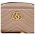 Gucci Sac à épaule mini GG Marmont Matelassé Dusty Pink Nude Marron - vue 3