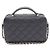 Chanel Bolso Vanity Caviar con asa superior, bolso cosmético, bolso cámara, bolso tote, bolso bandolera Negro - vista 3