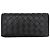 Bottega Veneta Cartera larga con solapa Intrecciato Negro