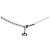 Dior Vertical CD Silber Halskette - Ansicht 4