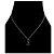 Dior Vertical CD Silber Halskette - Ansicht 5