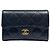 Chanel Tarjetero Classic Caviar Black Gold Negro