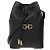 Salvatore Ferragamo Borsa Secchiello Double Gancini Oro Nero