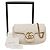 Gucci Borsa Super Mini GG Marmont Matelassé White Bianco