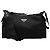 Prada Große Nylon-Schultertasche Schwarz