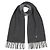 Ralph Lauren Klassischer Wollschal mit Pony-Stickerei Charcoal Braun