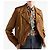 Giacca Biker in Camoscio Prada Marrone - vista 9