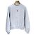 Céline Logo Baumwoll-Sweatshirt Grau Braun