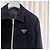 Prada Velours-Denim-Bomberjacke Schwarz - Ansicht 4