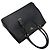 Prada Saffiano Lux Black Gold Triangle Logo Galleria Large Nero - vista 6