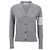 Thom Browne V-Ausschnitt Cardigan aus Milano-Strick aus Wolle Braun - Ansicht 3