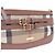 Burberry Bolsa de ombro e transversal com padrão xadrez Marrom - vista 6