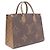 Louis Vuitton Borsa Tote e a tracolla OnTheGo MM in Monogram Canvas Multicolore - vista 2