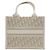 Dior Oblique Strap Book Tote Piccola Tote Bag e Borsa a Tracolla White Bianco - vista 4