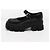 Prada Monolith Mary Jane in pelle spazzolata Nero - vista 6