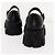 Prada Monolith Mary Jane in pelle spazzolata Nero - vista 7