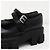 Prada Monolith Mary Jane in pelle spazzolata Nero - vista 9