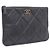 Clutch Chanel 19 Medium in pelle nera Nero - vista 2